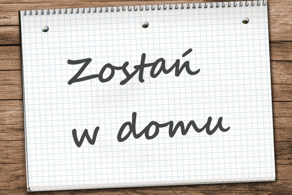 Baner - zostań w domu