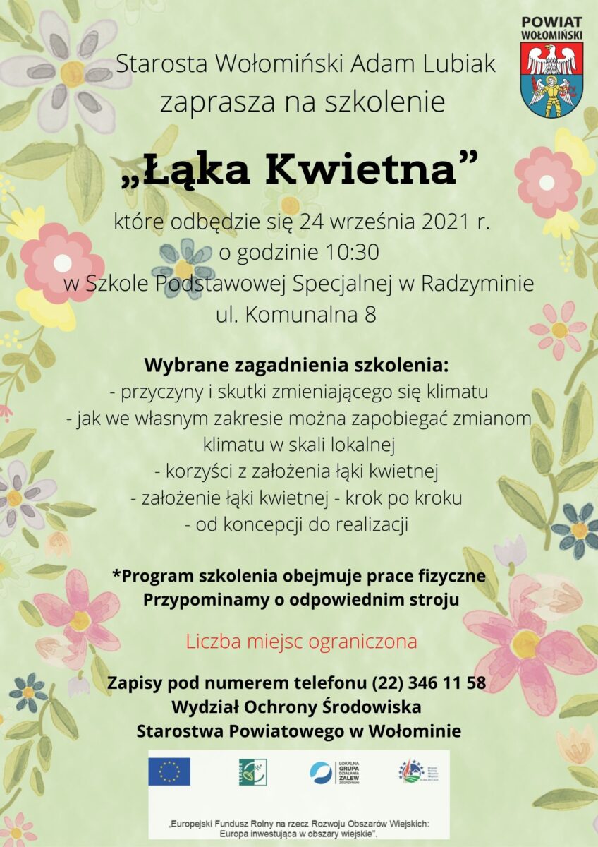 Plakat Łąka kwietna